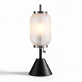 Glass and metal table lamp for modern home decor 30 x 15 x 50cm